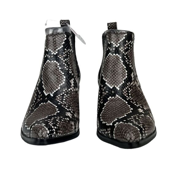 Blondo Emelia Women Shoes Brown Snake Leather Ankle Chelsea Boots 6.5 US/EU 36.5 - Picture 5 of 8